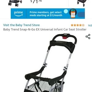 Baby trend snap n go stroller